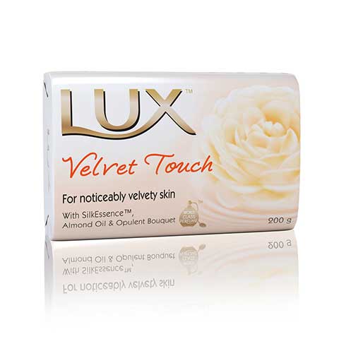 LUX B.SOAP WHT VELVET 3X85G